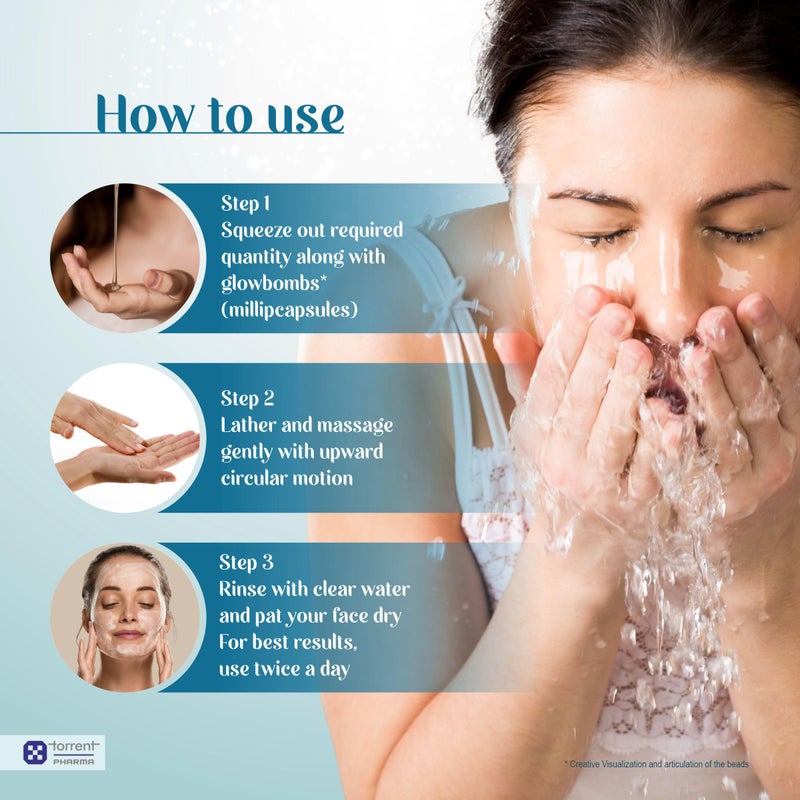 AHAGLOW FACE WASH 200GM PACK OF 2 - Image 4